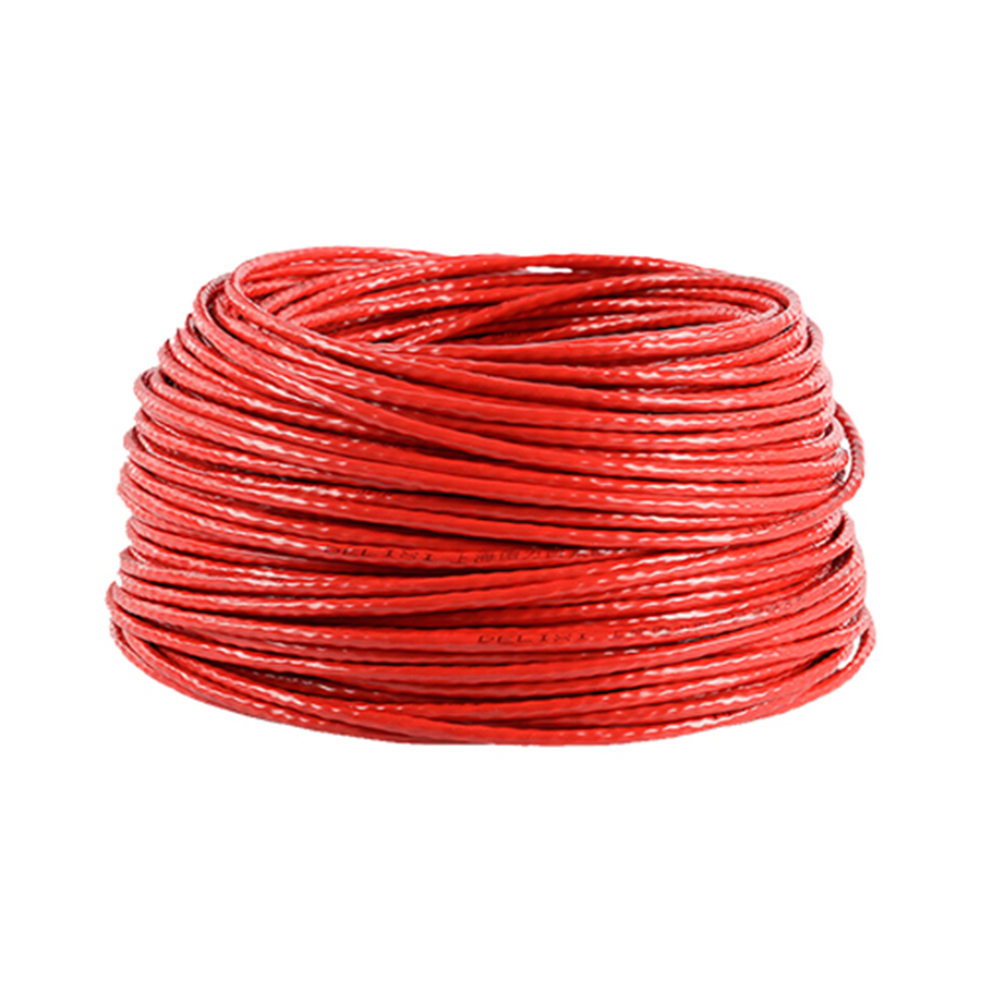 [官方旗舰店]德力西八芯纯铜芯 单芯线 100m 电线 电脑双绞铜芯线工程