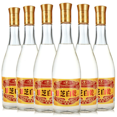 49度480ml景芝白干整箱6瓶