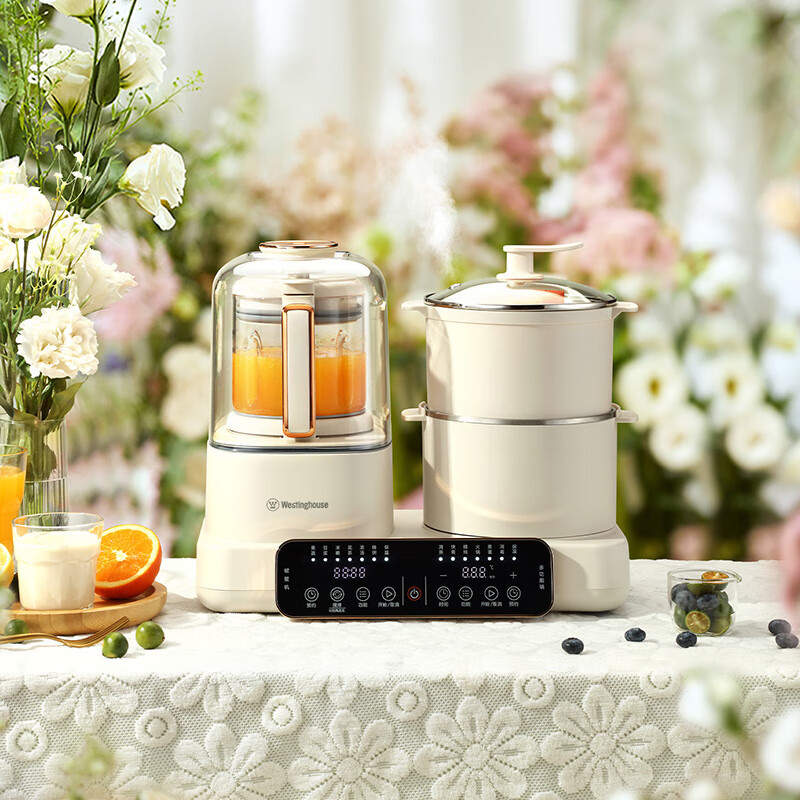 西屋(WESTINGHOUSE) 家用二合一早餐机蒸煮料理机 WSC12D01高清大图