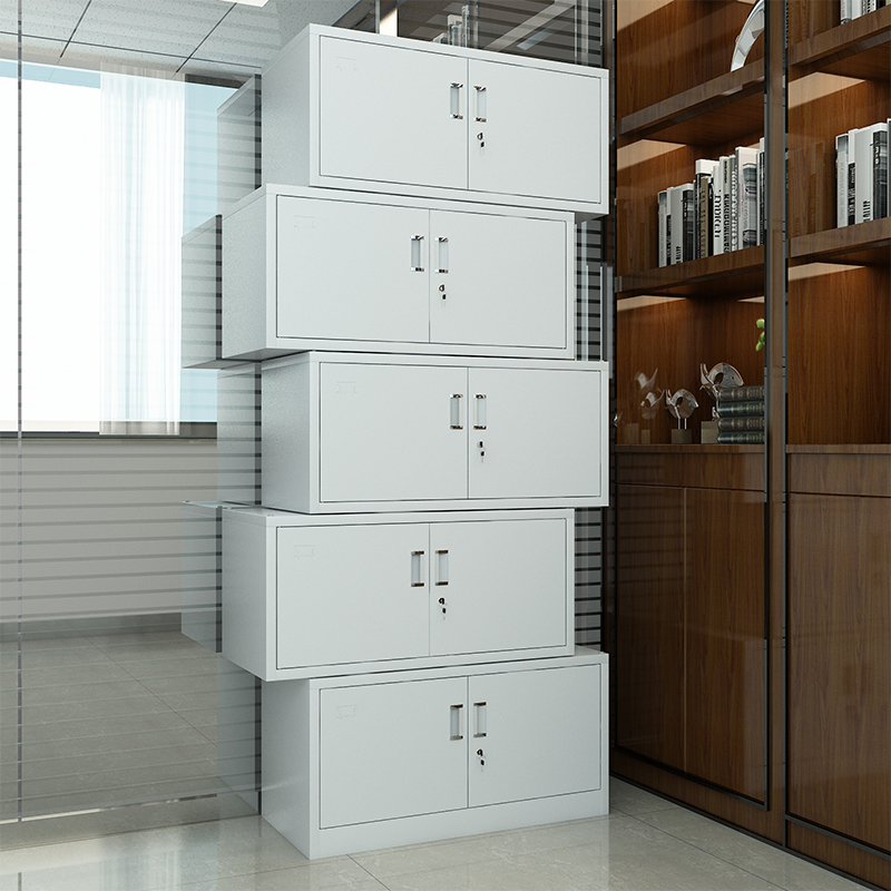 中豫鑫泽ZYXZ4071924钢制文件柜档案柜储物柜 分五节文件柜(加厚款)