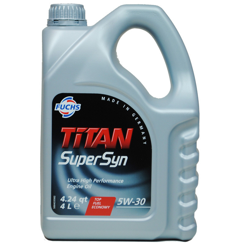 Fuchs福斯TITANSUPERSYN泰坦超级全合成机油 5W-30SL级4L装