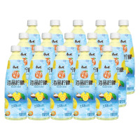 康师傅 轻养果荟海晶柠檬500ml*15瓶 箱装 柠檬味饮品