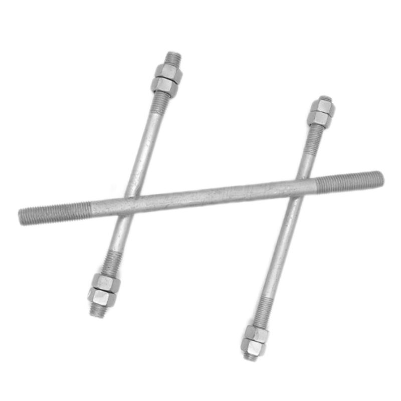 帕尔永固热镀锌双头螺栓(配套螺母、平垫、弹垫)M18*220 个高清大图