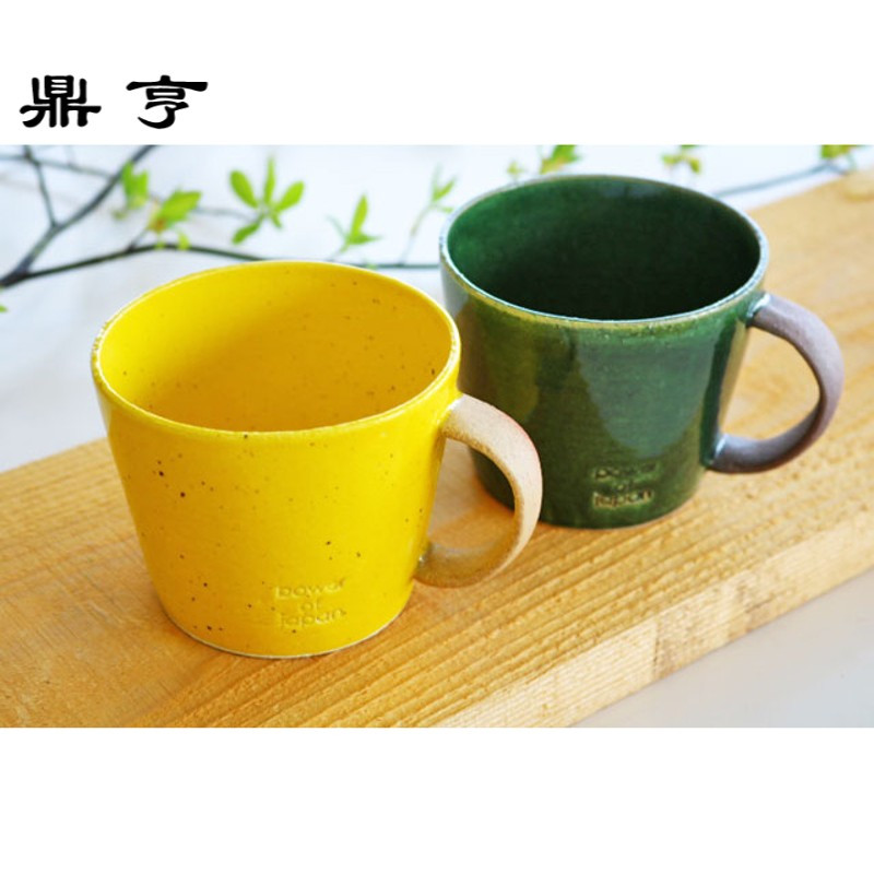 鼎亨[现货包邮]日本进口zakka 陶瓷咖啡杯 马克杯汤茶杯 四色