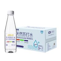 依能苏打水无糖饮用弱碱性健康PH值8.0+苏打水400ml*15瓶