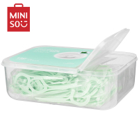 名创优品(miniso) 牙线棒家庭装超细便携随身薄荷牙线(180支装)