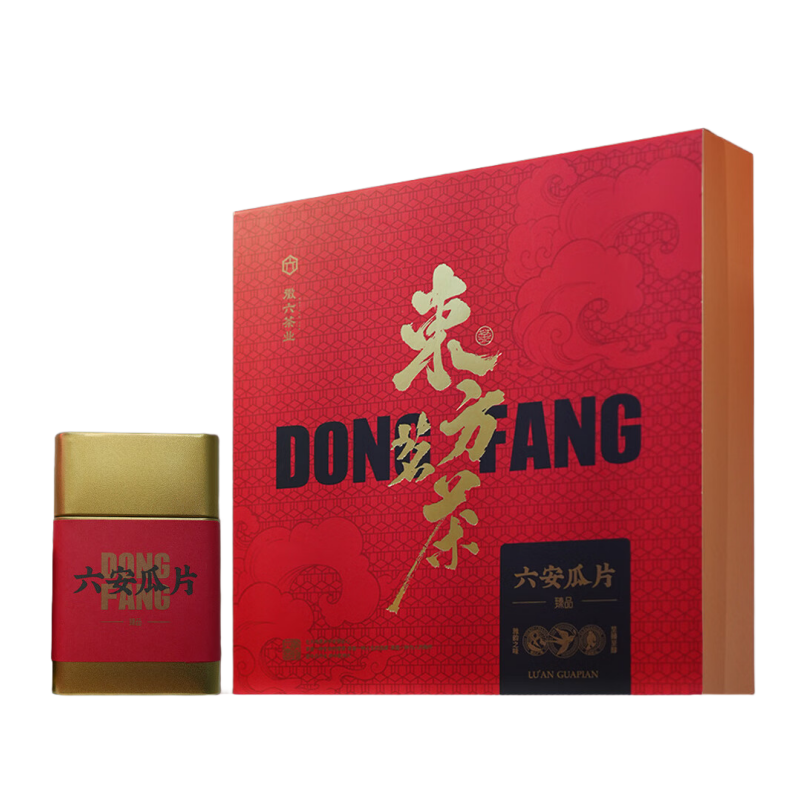徽六绿茶六安瓜片东方臻品特一级240g 2025新茶雨前茶叶礼盒节日礼品