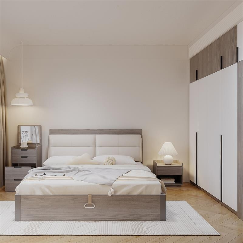 木月北欧衣柜家用小户型卧室现代简约经济型衣柜大容量收纳储物衣橱