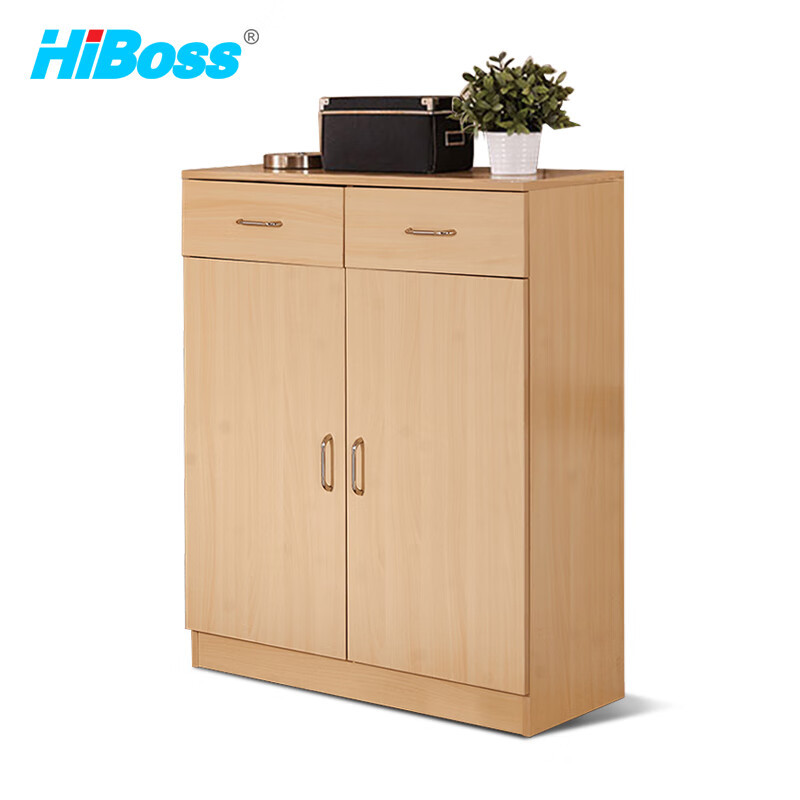HiBoss 板式鞋柜家用门口收纳柜鞋架济型简易储物柜展示柜入户鞋柜