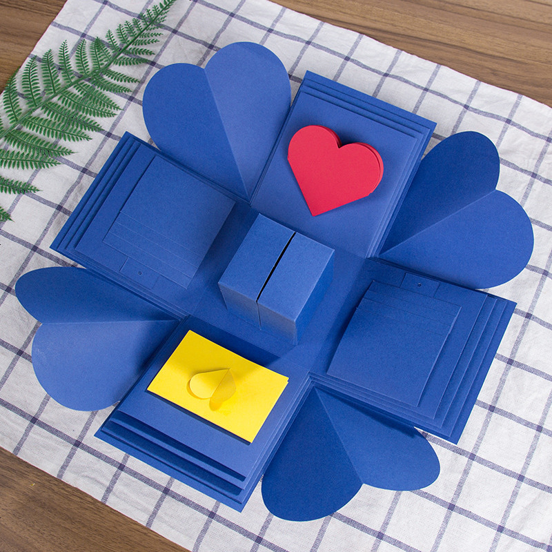 abay惊喜爆炸盒子diy手工定制相册本照片制作网红生日礼物纪念册抖音