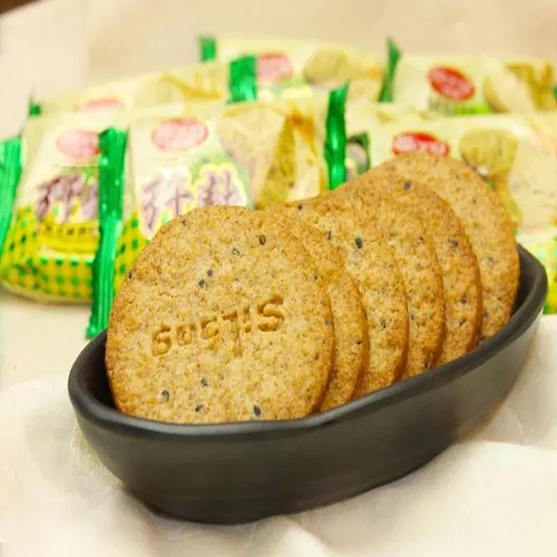 思朗 纤麸黑麻消化饼168g