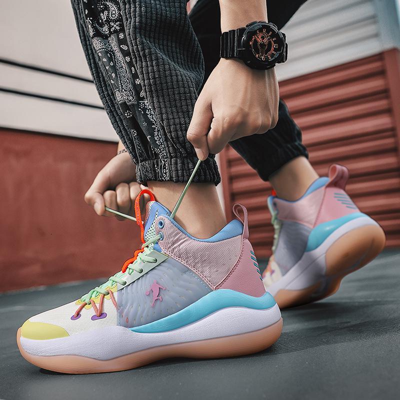 尘贺 闪击6杜兰特高帮篮球鞋男青少年11学生减震防滑实战运动鞋女音速8