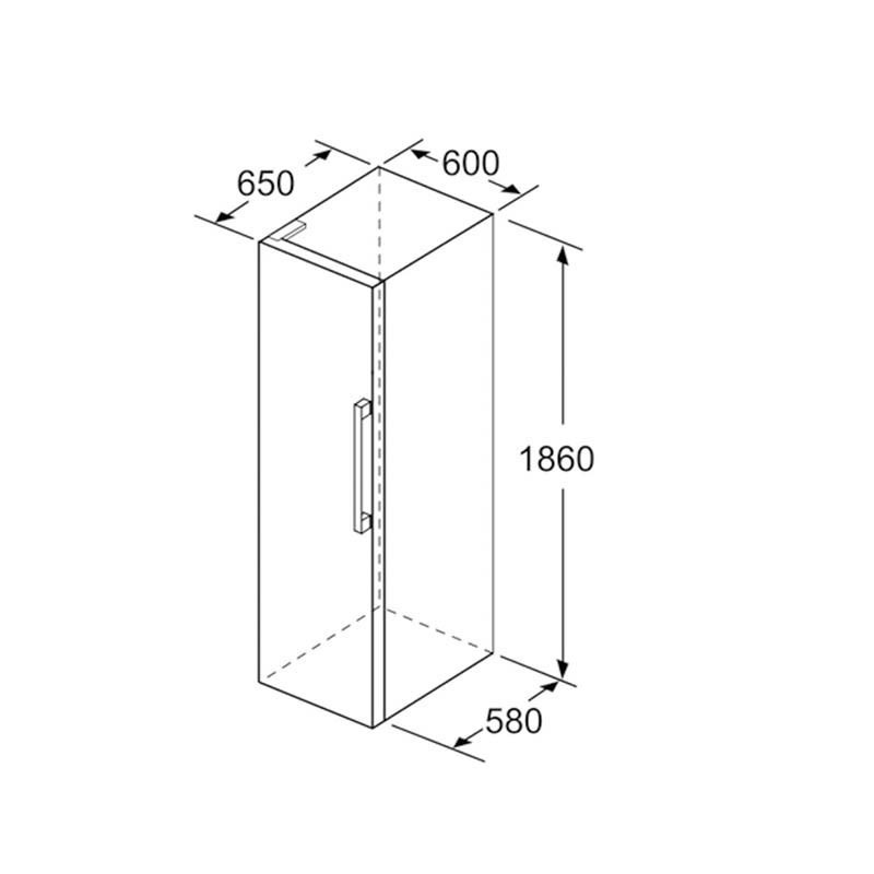 Bosch/博世 KSF36PI33C 冷藏冰箱 抗指纹不锈钢 欧洲原装进口