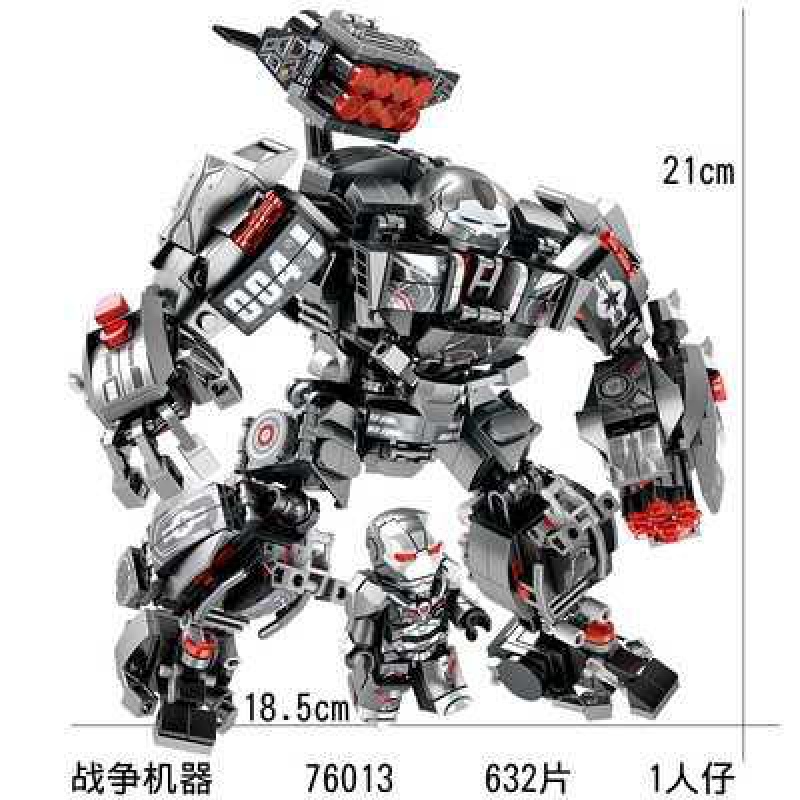 新年钢铁侠MK50绝版反浩克机甲对战浩克绿巨人机器人拼装积木 MK37钢铁机甲高清大图