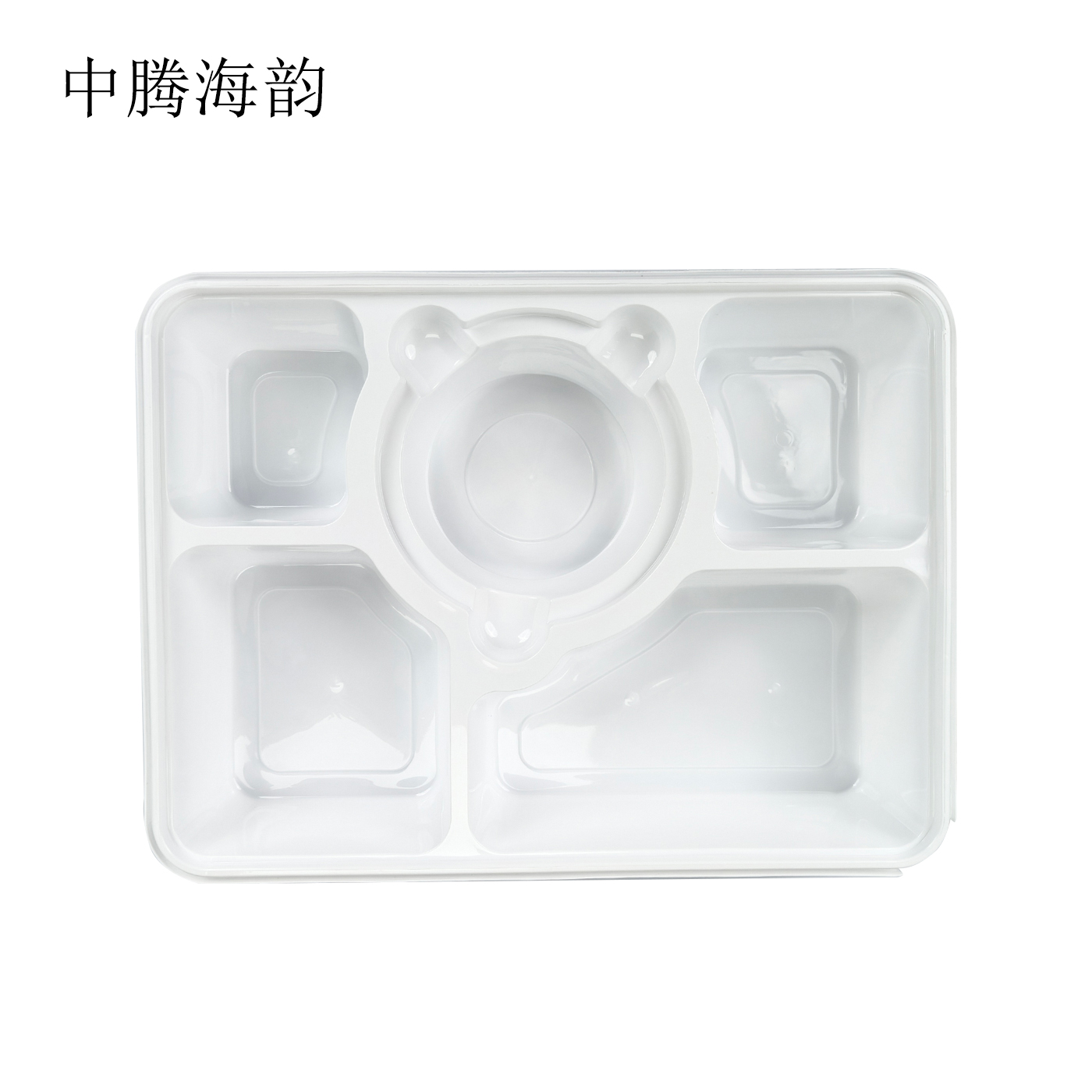 中腾海韵 一次性餐盒 5格 90个/箱 个高清大图