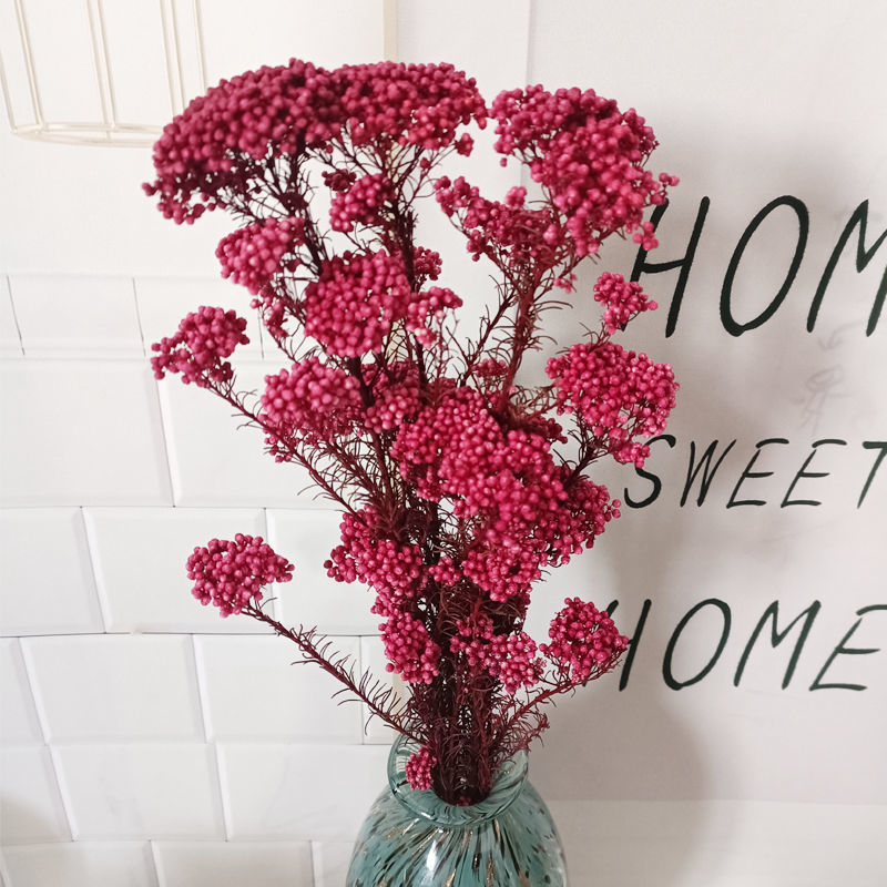 永生花小米花干花花束森系客厅家居装饰摆设拍摄道具diy花材 永生小米