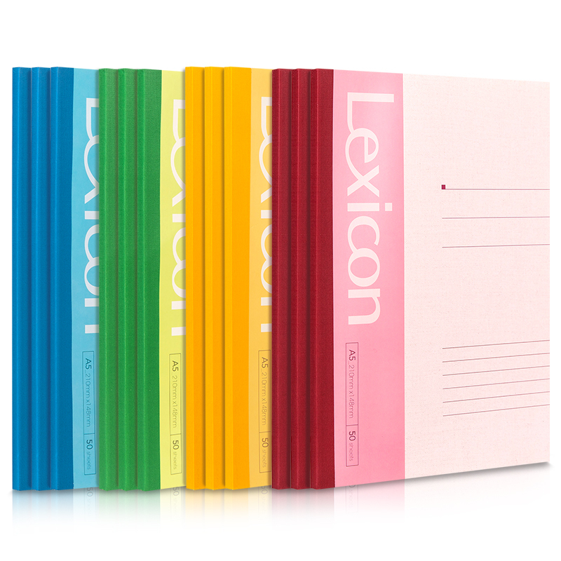 得力(deli)A5办公无线装订本50张/12本/组7652