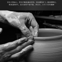苏泊尔(SUPOR)砂锅陶瓷锅煲汤锅煮粥锅养生瓦罐炖煮锅石锅煎药壶燃气灶炖盅 4.5L EB45AT01 阳光橙