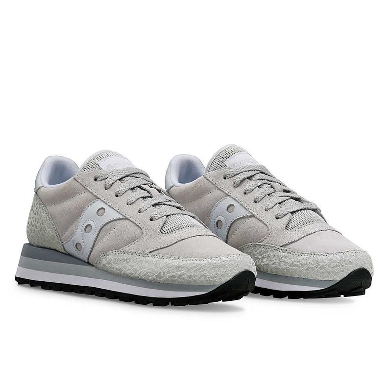 索康尼(SAUCONY)女款拼色豹纹休闲板鞋百搭舒适运动潮鞋日常通勤