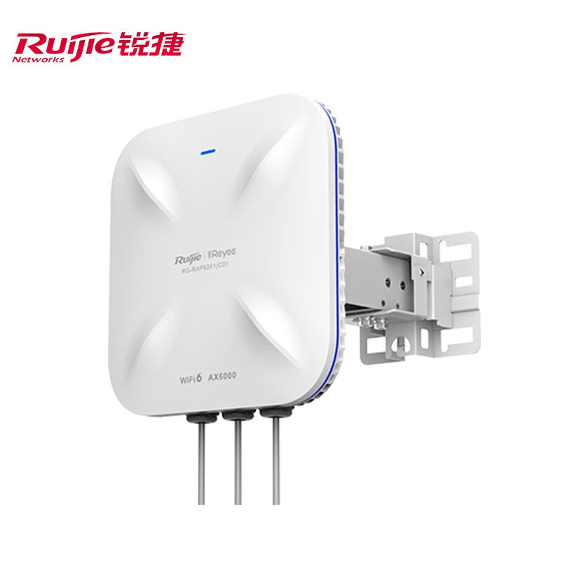 锐捷(Ruijie)千兆WiFi6室外无线AP 双频6000M 160M频宽 定向大功率RG-RAP6261(CD)