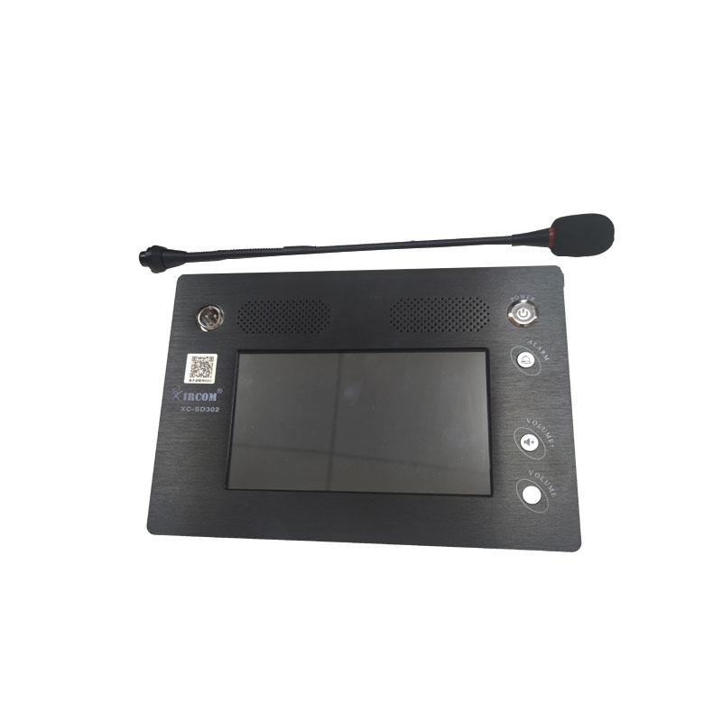 捷讯 XC-SD302 IP网络广播寻呼话筒黑(只)高清大图