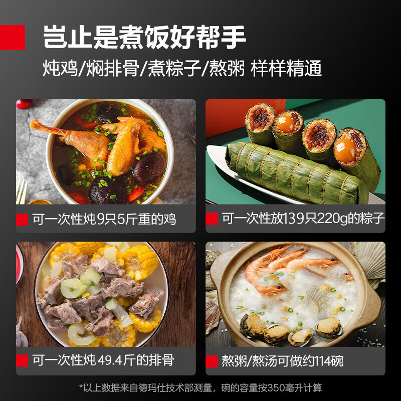 德玛仕(DEMASHI)YBD40-350 商用大容量电压力锅 40L升 电脑款多功能电饭锅电饭煲高清大图