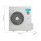 海信(Hisense)5匹定频冷暖四面出风天花机HURd-125QW/S521