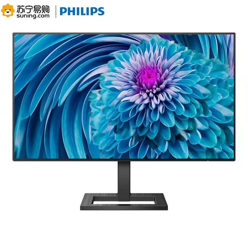 飞利浦(Philips) 278E2FE/93 27英寸 4K高清 LGD-IPS 四边微边框 可升降 电脑显示器
