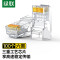 绿联(UGREEN)60558 六类网线水晶头 RJ45工程级8P8C电脑网线连接器 100个/盒 2盒装