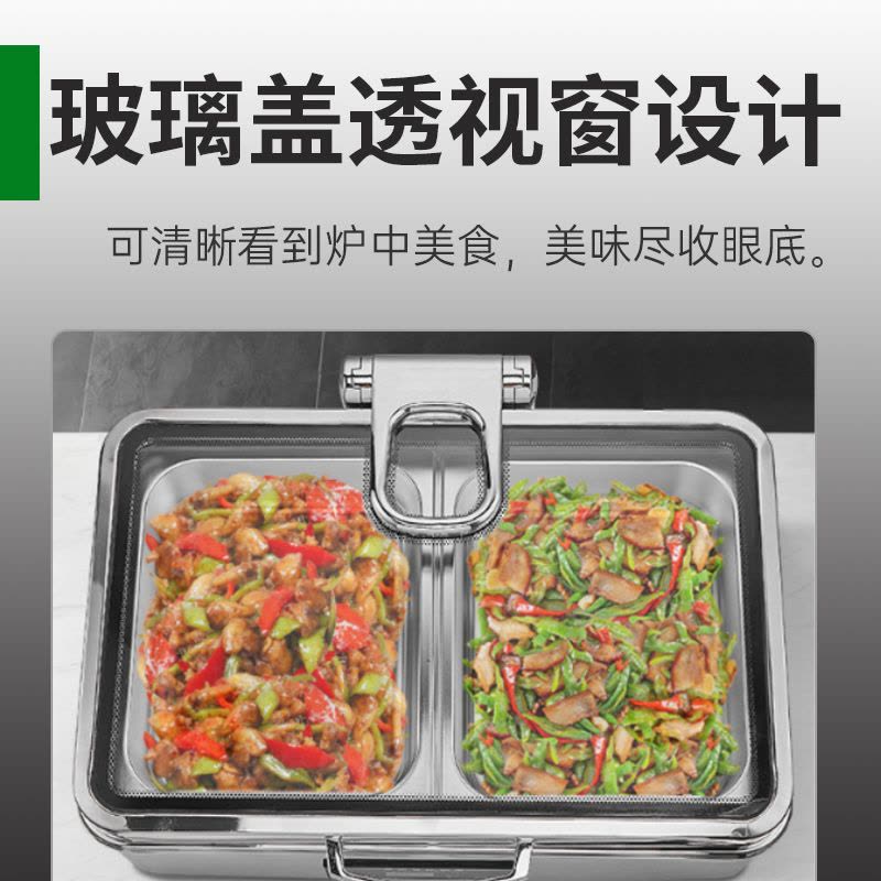 意黛斯 保温餐炉 矮脚正方形液压餐炉不锈钢透视窗口 高端款 YDS-GDJJBBFLZ3-6图片