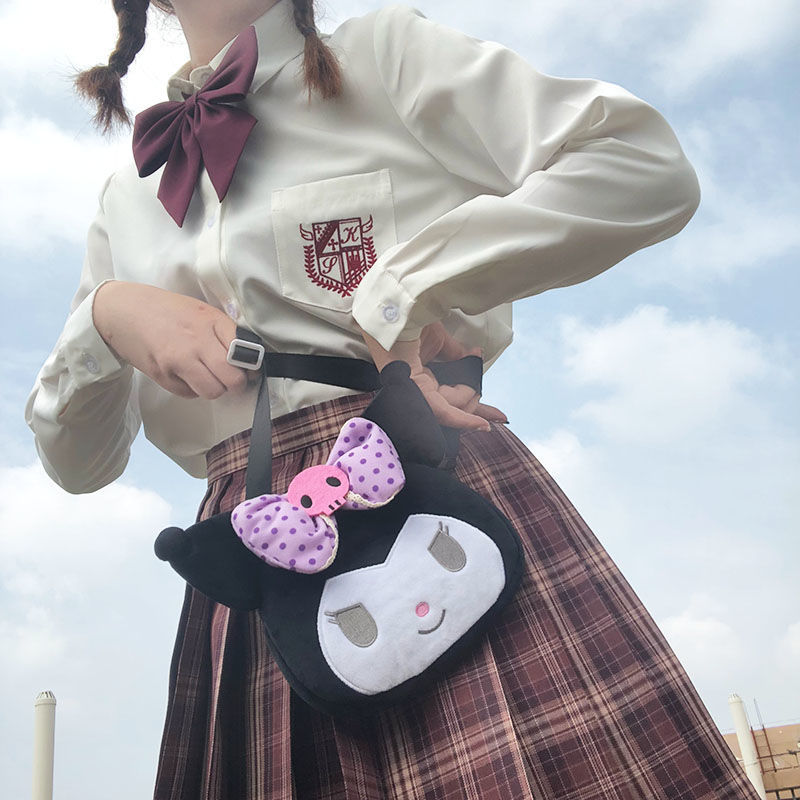 06库洛米(斜挎包) 秋冬新品JK制服小恶魔kuromi库洛米手提包 单肩挎包女