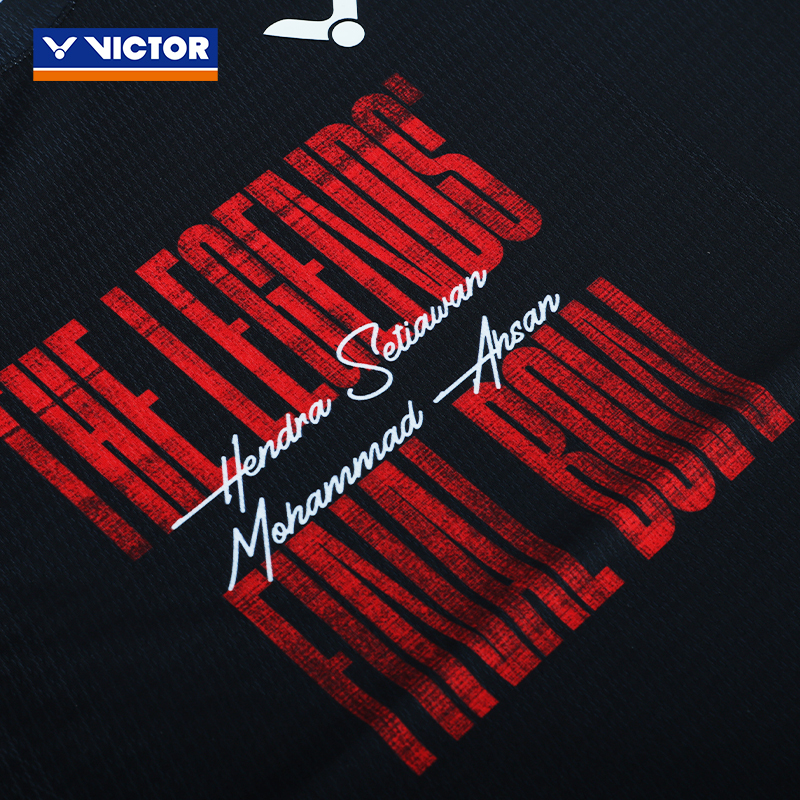 VICTOR/威克多 羽毛球服亨山组合纪念T恤T-501DTL