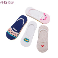 袜子女短袜浅口韩版非纯棉可爱夏季船袜夏天薄款低帮硅胶防滑隐形