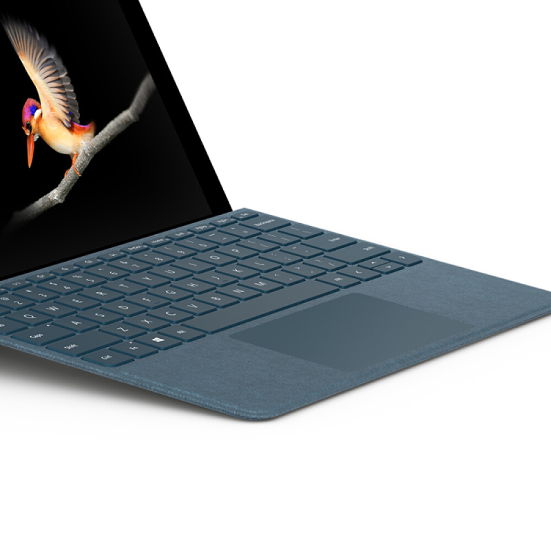 微软(Microsoft)Surface Go 特制专业键盘盖(灰钴蓝)微软键盘 灰钴蓝 蓝色 微软原装键盘