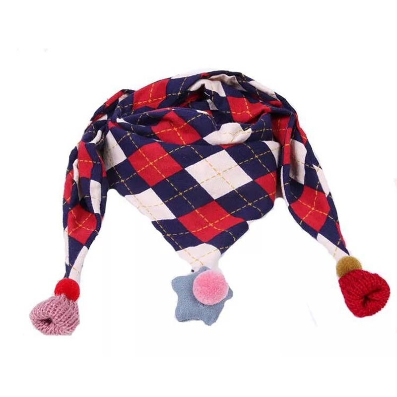 儿童围巾男女童韩版宝宝三角巾可爱婴儿小孩保暖围脖秋冬甜美小清新