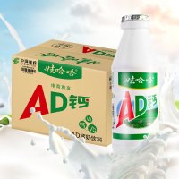 娃哈哈 AD钙奶220ml*8 饮料早餐奶儿童酸奶整箱装童年的味道