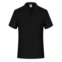 夏季短袖翻领T恤 广告衫 黑色 3XL 100件/箱