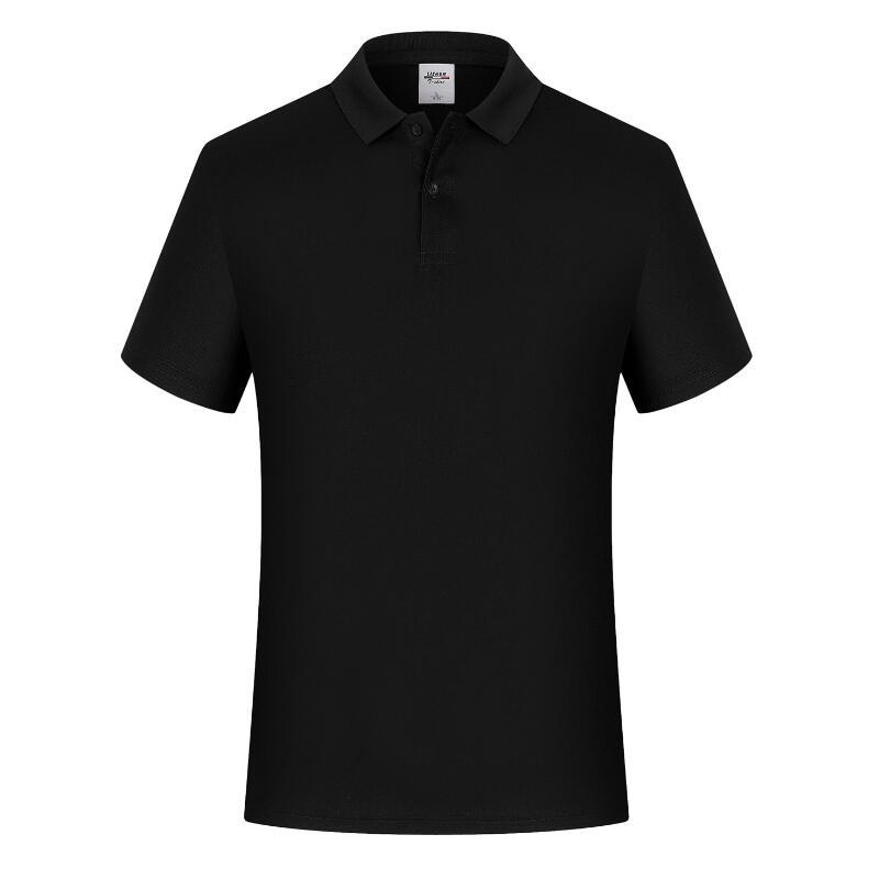 夏季短袖翻领T恤 广告衫 黑色 3XL 100件/箱