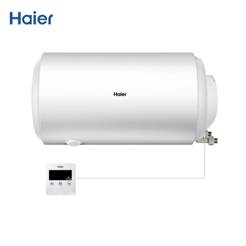 海尔(Haier)电热水器40/50/60升家用速热有线控面板全隐藏式 旗舰款大风力网红同款家用宿舍 右侧出水速热隐藏式