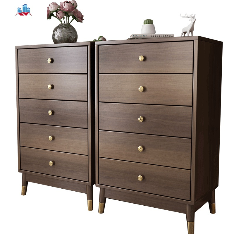北欧简约轻奢抽屉式五斗柜斗橱 现代卧室客厅经济型收纳柜储物柜 泰