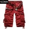 HLCOMAN夏季7分短裤男士休闲七分工装短裤大码多口袋加厚迷彩中裤男