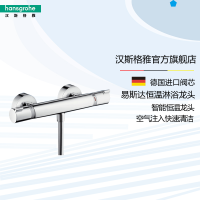 德国汉斯格雅hansgrohe 淋浴龙头卫浴龙头陶瓷片阀芯智能恒温 单把单孔易斯达明装恒温淋浴龙头13116000
