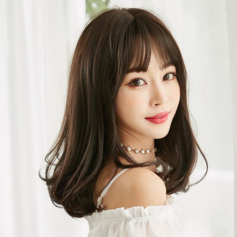 假发女自然逼真内扣蓬松卷发大波浪化纤假发头套