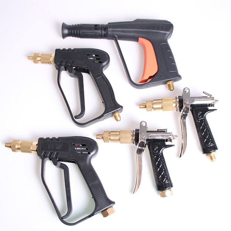 上海熊猫冠宙380ql55等高压家用洗车机家用四隆水枪枪头短枪