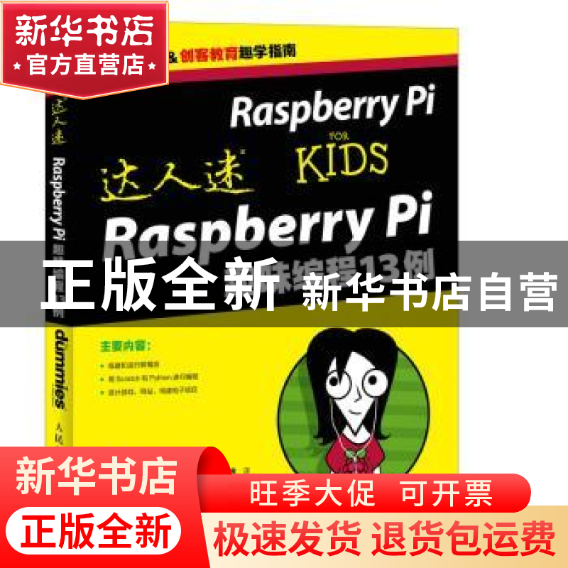 正版 达人迷:Raspberry Pi趣味编程13例 【美】Richard Wentk 人民