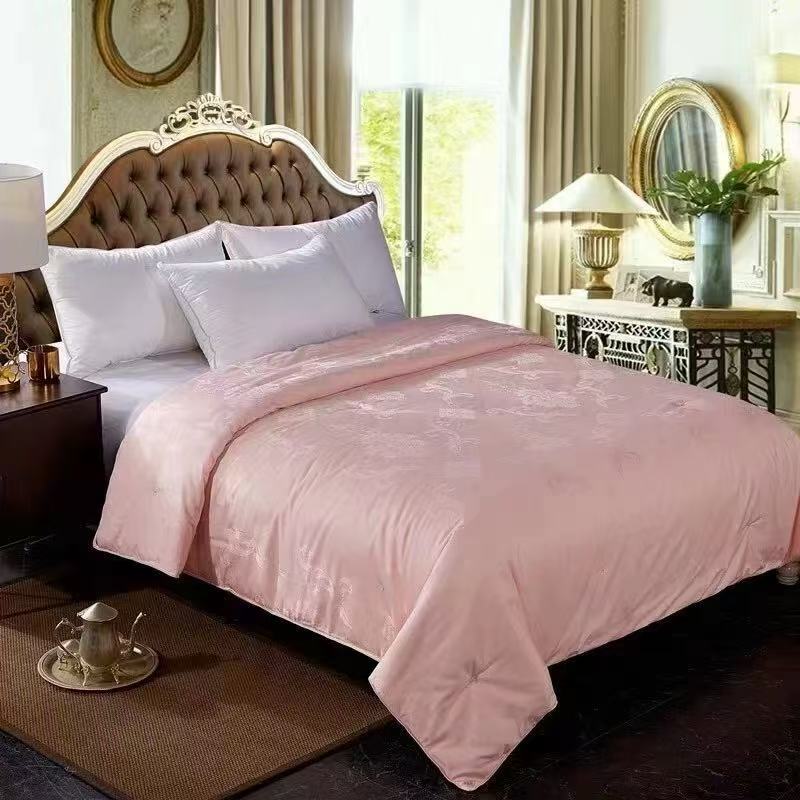 安琪尔100%桑蚕丝被臻品蚕丝夏被1斤200*230cm条高清大图