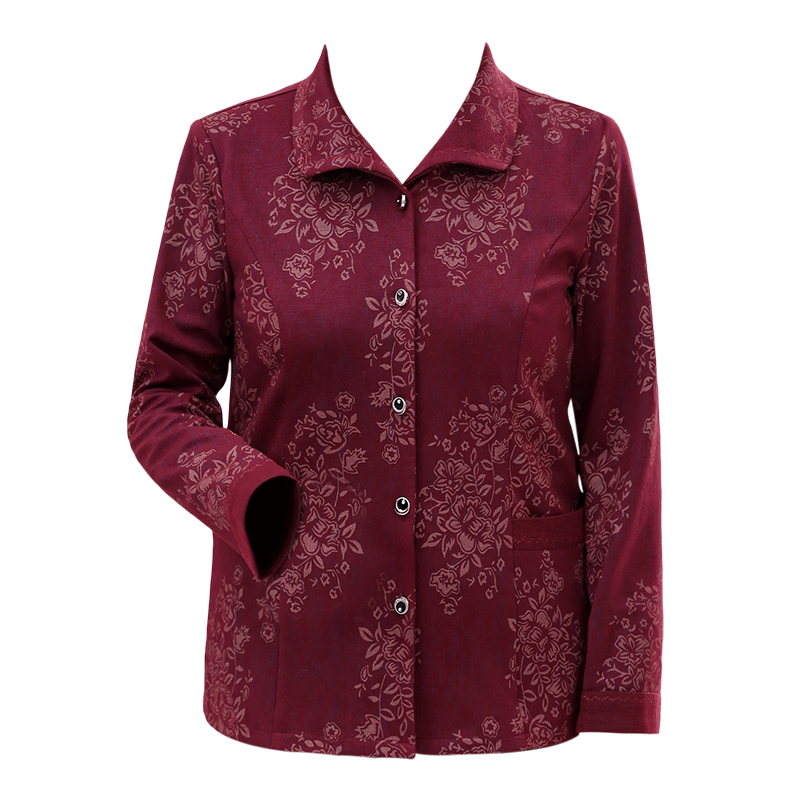 老年装女中年妈妈秋装老人衣服两件套秋衣套装奶奶夏中老年薄外套