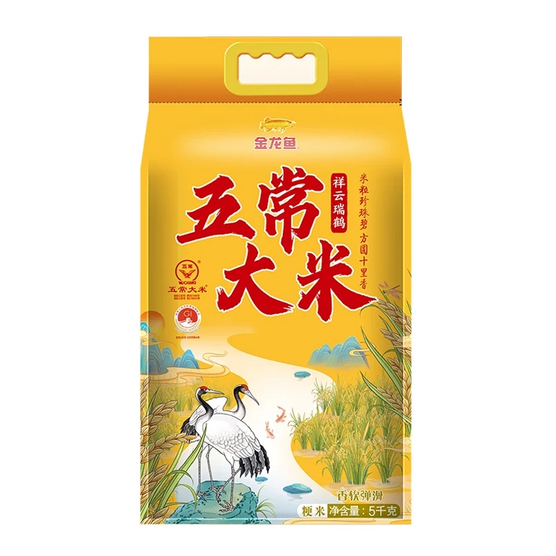 金龙鱼祥云瑞鹤五常大米5kg(影)高清大图