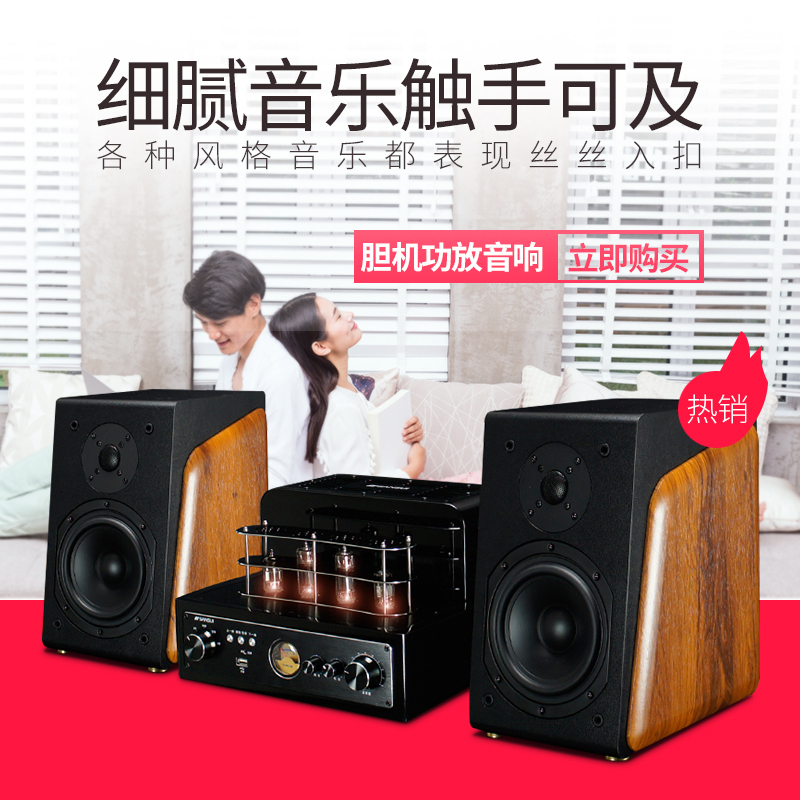 山水（SANSUI）S920 发烧迷你组合音响 胆机hifi套装电子管功放机音箱 蓝牙USB音响