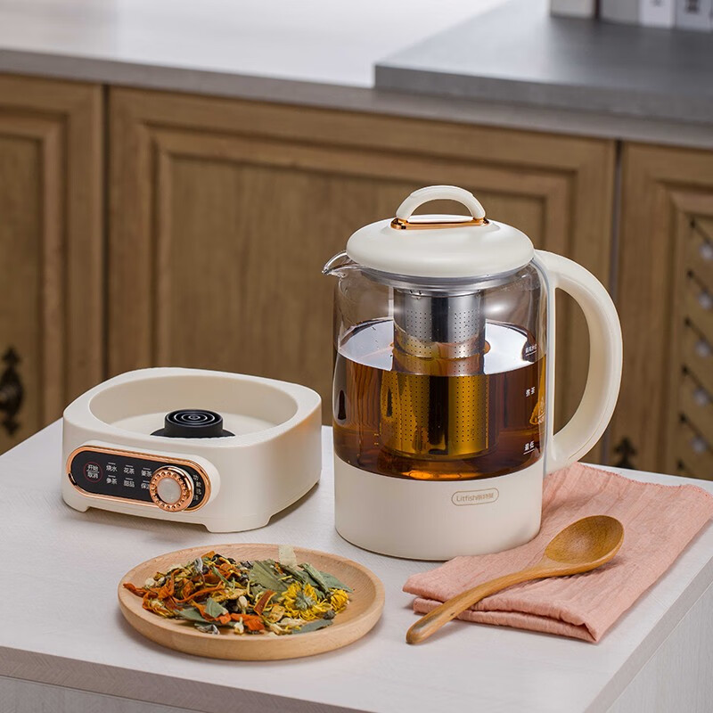 丽特斐 智能花茶壶 多功能养生壶 HT-802 1000ml高清大图